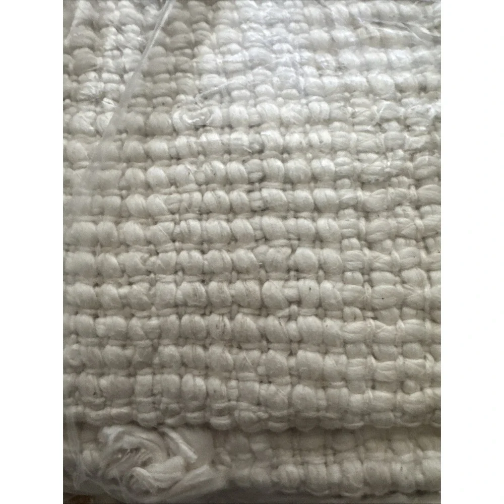 POTTERY BARN Stella Cotton THROW BLANKET 50 X 60